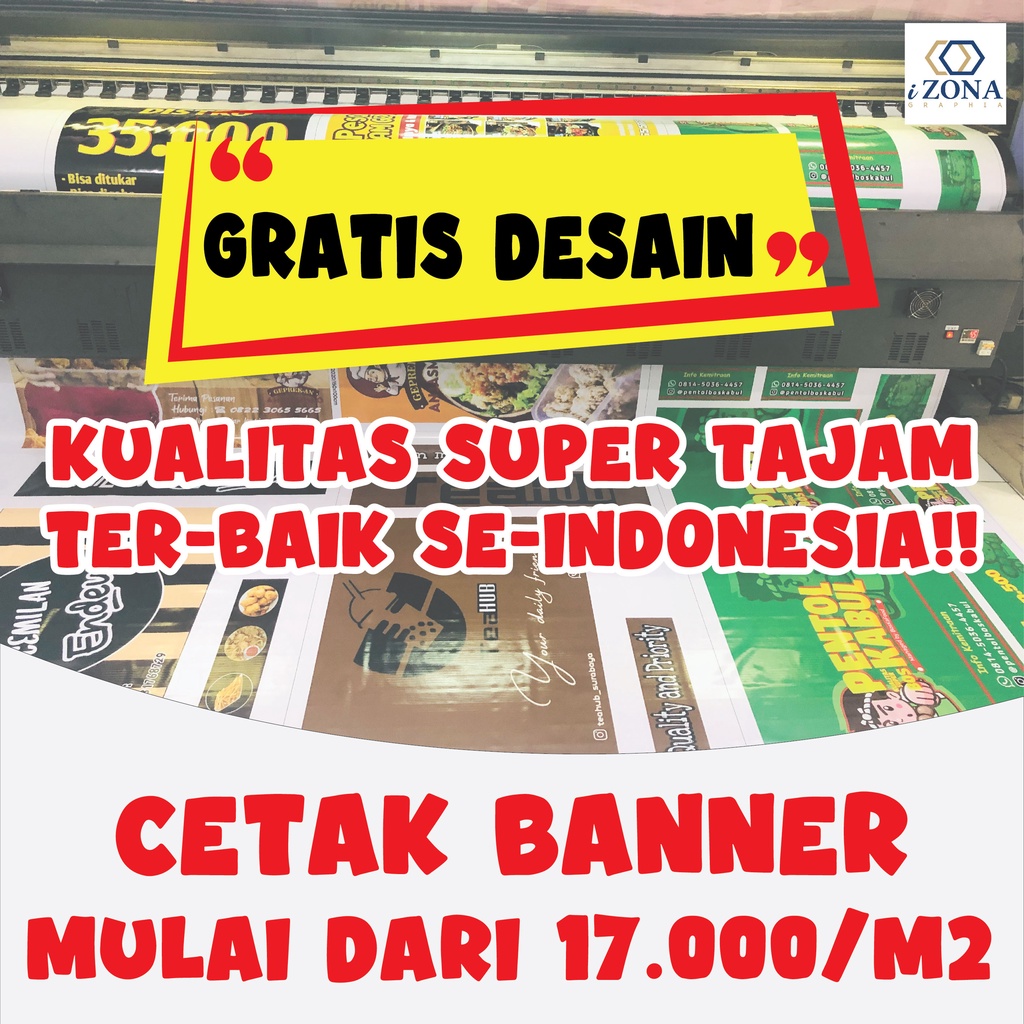 Jual Cetak Banner Spanduk Backdrop Free Desain | Shopee Indonesia