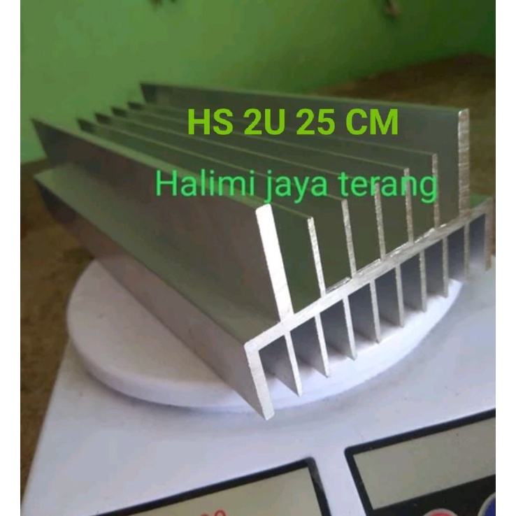 Promo Heatsing 17 sirip HS model BU 2U 25 cm pendingin transistor power amplifier