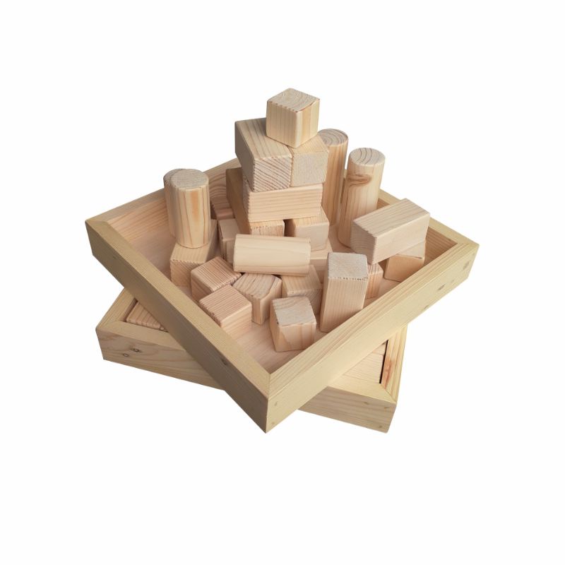 WOODEN BLOCK / MAINAN BALOK KAYU / MAINAN BALOK