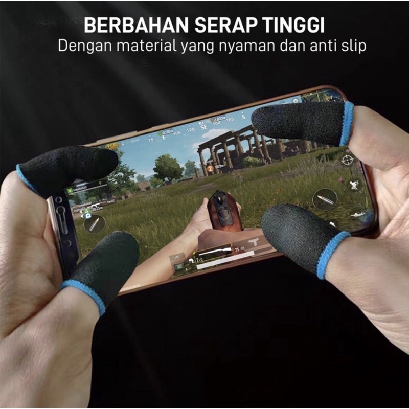 Sarung Jari Jempol Gaming Anti Keringat Anti Basah untuk para gamers