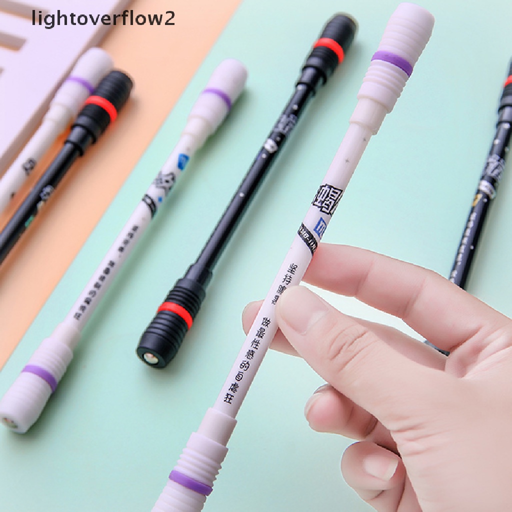 (lightoverflow2) Pulpen Gel LED Motif Rasi Bintang Untuk Pelajar