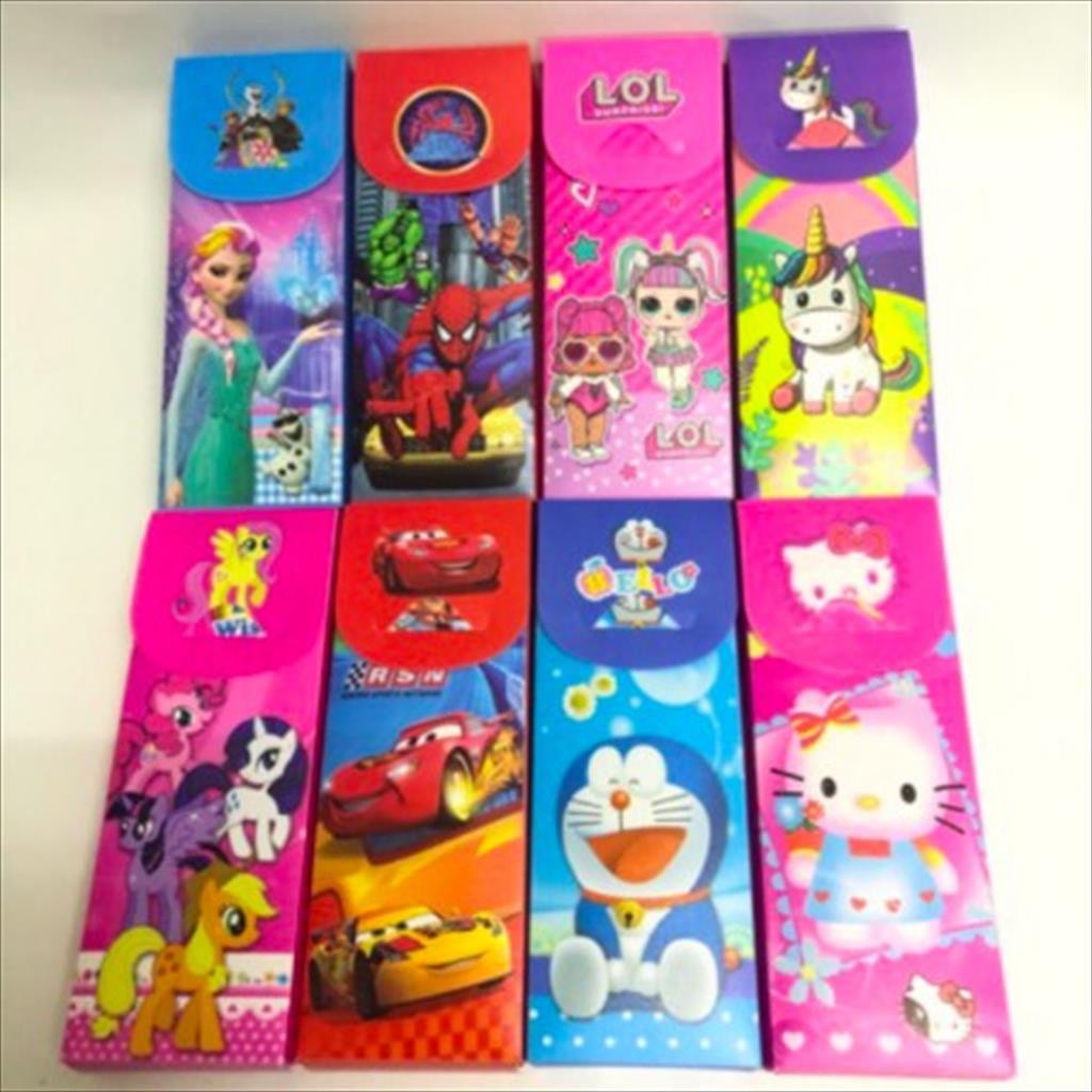 

GDS 925 - Kotak pensil rakit karakter kartun pencil case souvenir ulang tahun tempat pensil lucu