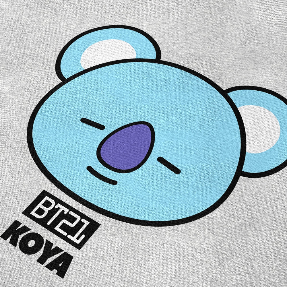 Baju Kaos BT21 Koya Karakter BTS Anak Dewasa Big Size Combed 30s Lembut