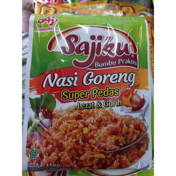 

Sajiku Bumbu Nasi Goreng Super Pedas