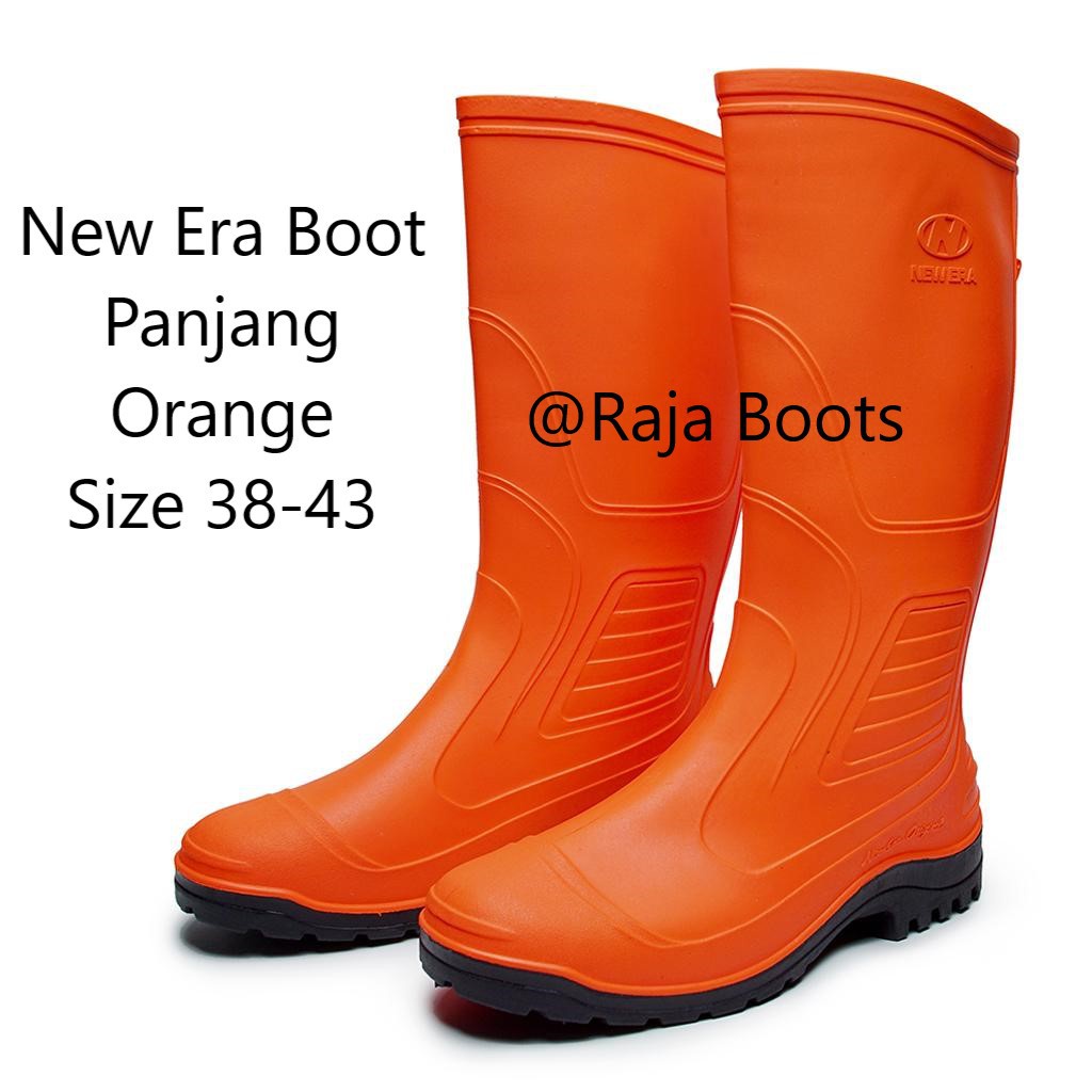 Sepatu Boot New Era Proyek Orange