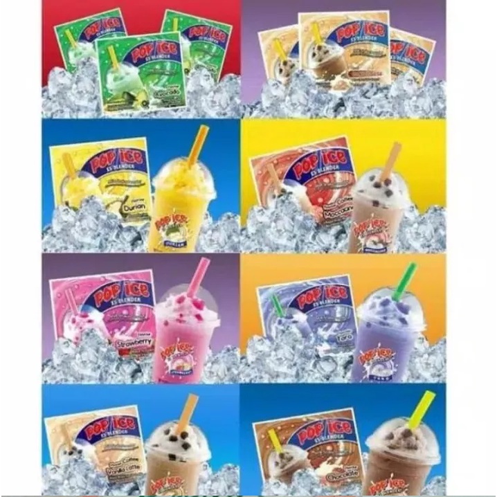 

Pop Ice (5 Varian Rasa) - 1 renteng (10 pcs)