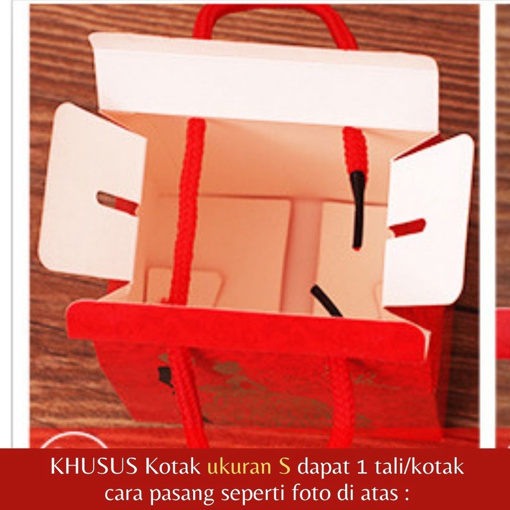 [Motif Couple Doll] KOTAK PAPERBAG Souvenir Merah Shuang Xi Wedding / Teapai / Sangjit