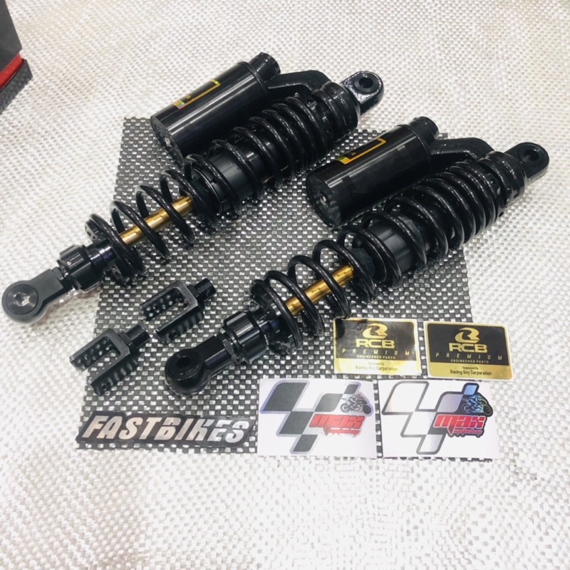 SHOCKBRAKER SHOCK BLACK SERIES FASTBIKES FREE STIKER RCB NMAX OLD/NEW AEROX PCX150 PCX 160 RXKING FI