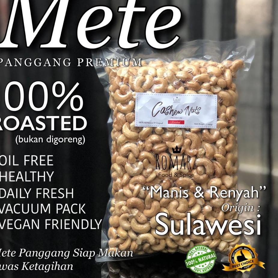 

SALE✅KACANG METE MEDE OVEN PANGGANG SUPER ROASTED ORIGINAL 1kg|SQ8