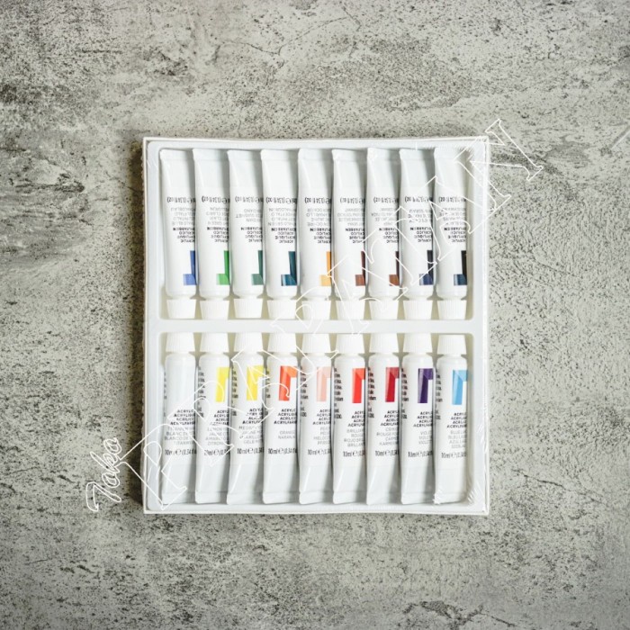 

Gilaa!!! Cat Akrilik Reeves / Acrylic Paint Set 18 Warna Murah