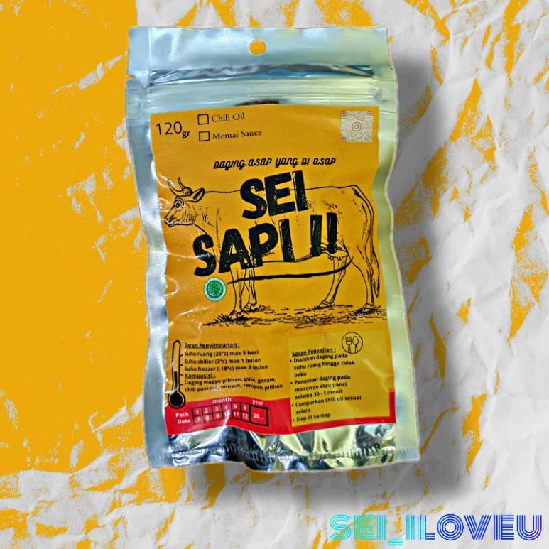 

➶Best Produk PE9FP SEI SAPI / DAGING ASAP 120gr + (chili oil ) FROZEN FOOD / MAKANAN SIAP SAJI / MAKANAN 91 ➶Diskon Promo