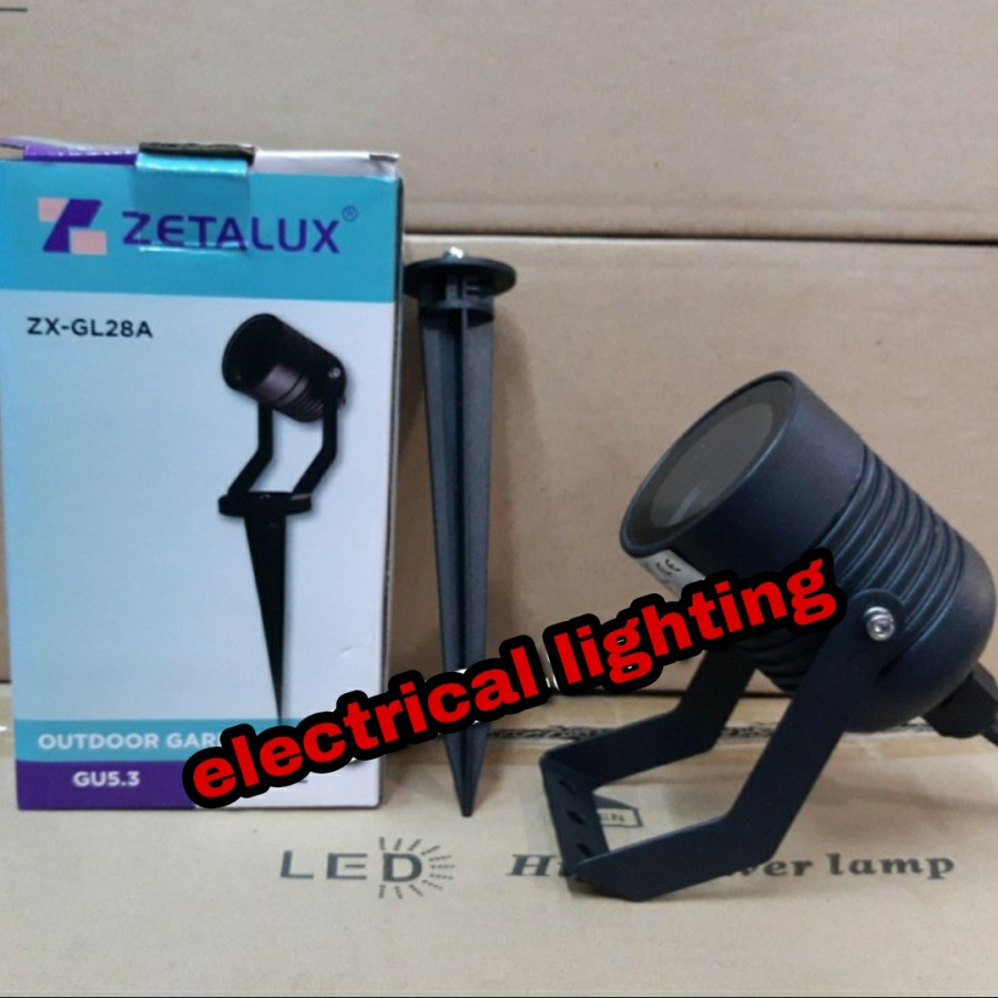 ZETALUX GL28A kap lampu mr 16 / kap lampu taman ZETALUX