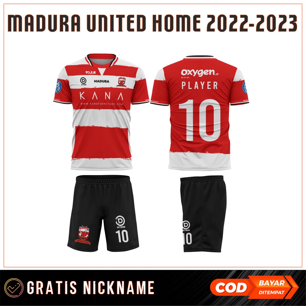 Jersey Stelan Madura United 2022 Premium Gratis Nickname