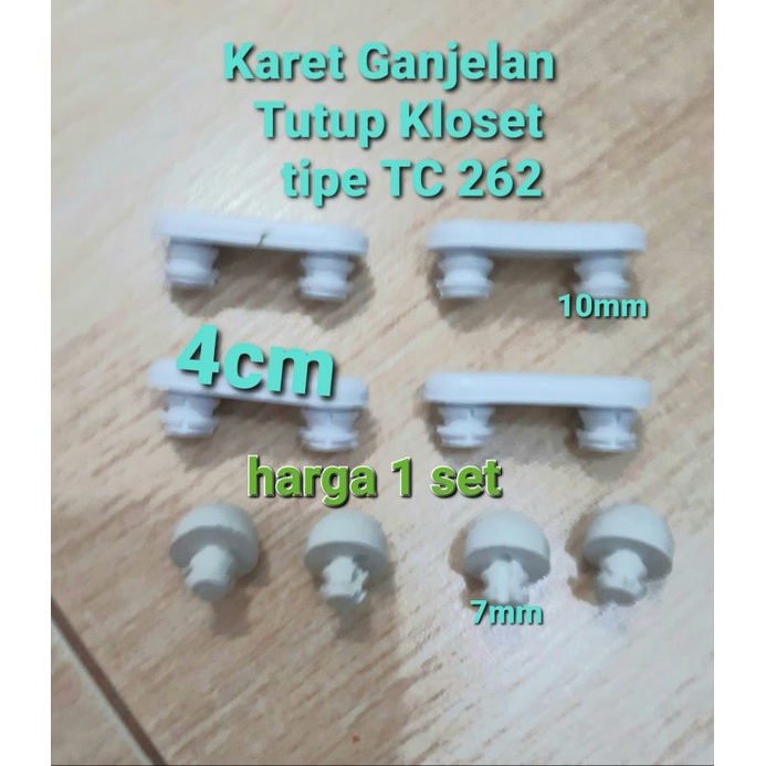 karet ganjelan tutup kloset model lama,  limited edision tipe tc 262