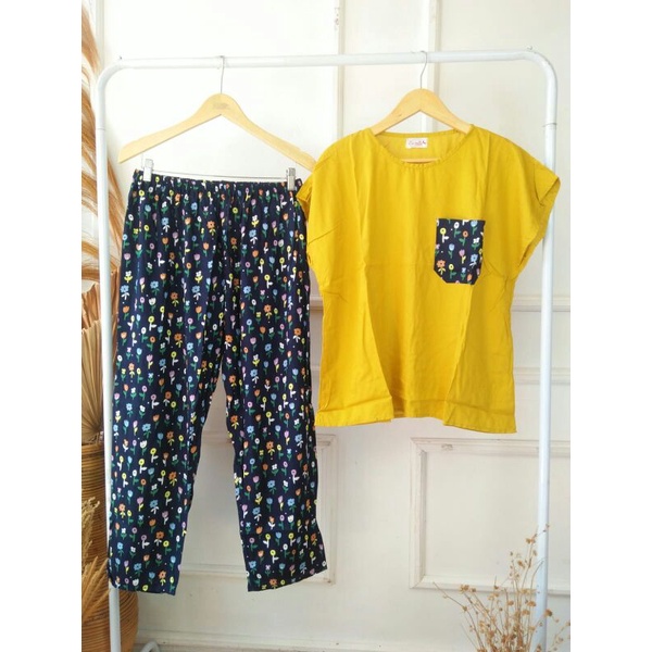 setelan CP jumbo polos Rayon premium