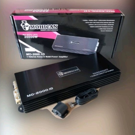 Power Amplifier MONOBLOK MOHICAN 2000.1D POWER MONOBLOCK MOHICAN MO-2000.1D High Quality Class D