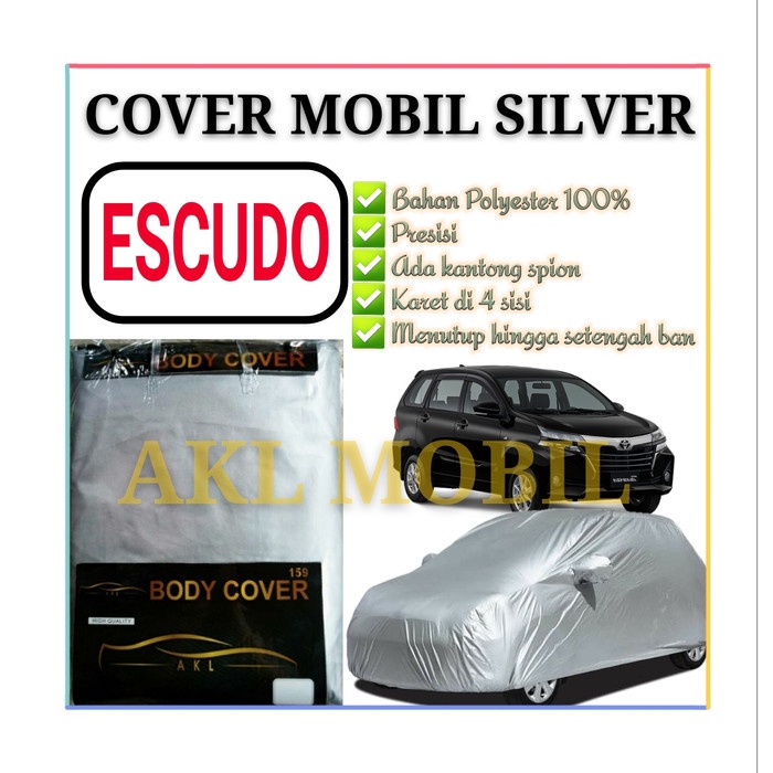 [BISA COD] Cover Selimut Mobil Silver Escudo Sigra Calya Aerio Sienta Freed - Escudo / Perlengkapan 