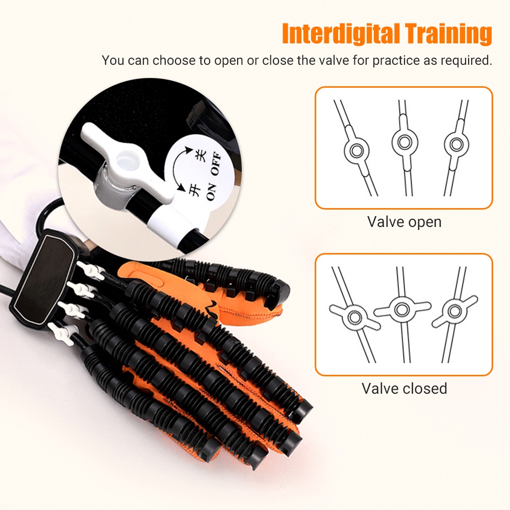 Sarung Tangan Salorie Rehabilitasi Robotic Gloves/ Terapi Restorasi Jari/ Latihan Jari Stroke