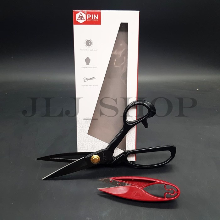 

Sale Gunting Potong Bahan Kain (Tailor) Merk "Pin" Ukuran 8" Hitam Terlaris