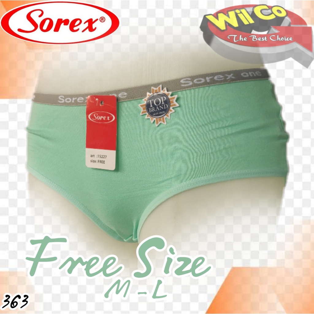 K363 - (Harga Per 1 Potong) CELANA DALAM WANITA REMAJA PAKAIAN WANITA PAKAIAN DALAM SOREX FREE SIZE SETARA M/L