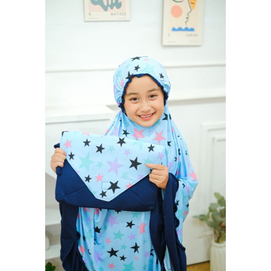 mukena anak karakter / mukena motif jersey 4-8thn