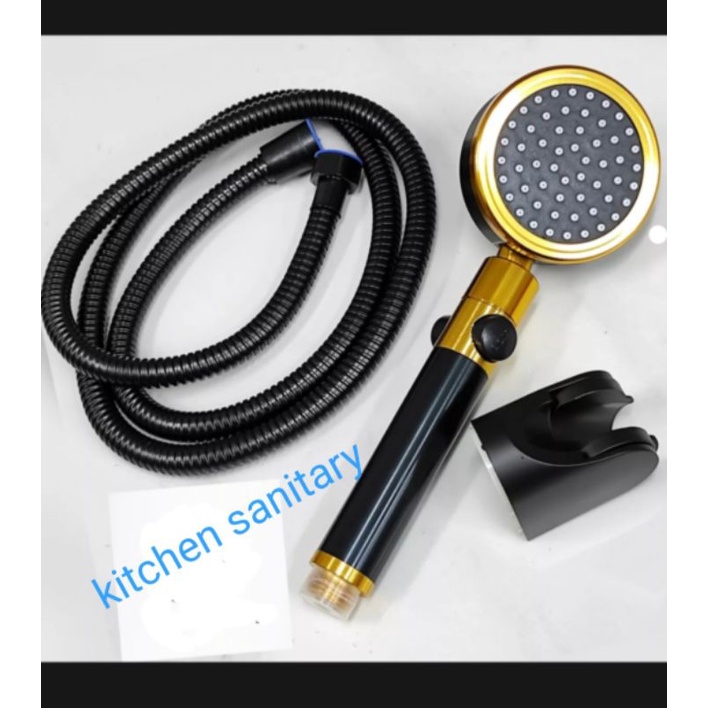 Hand shower black gold "MUYA / Shower kamar mandi hitam emas