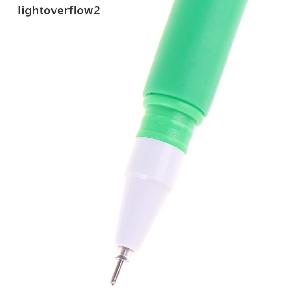 (lightoverflow2) 10pcs Pulpen 0.5mm Bentuk Kaktus Untuk Sekolah / Kantor