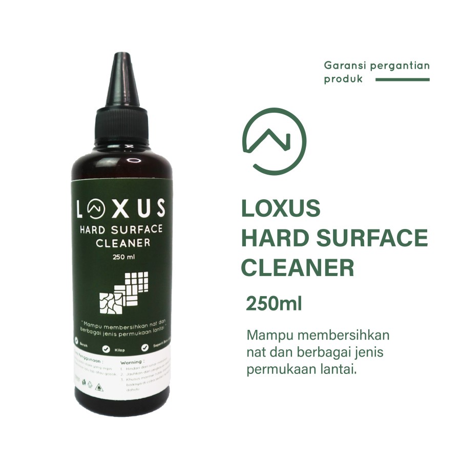LOXUS HARD SURFACE Pembersih Nat Lantai Granit Batu alam