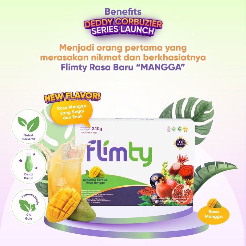 

flimty rasa mangga kemasan 16 sachet