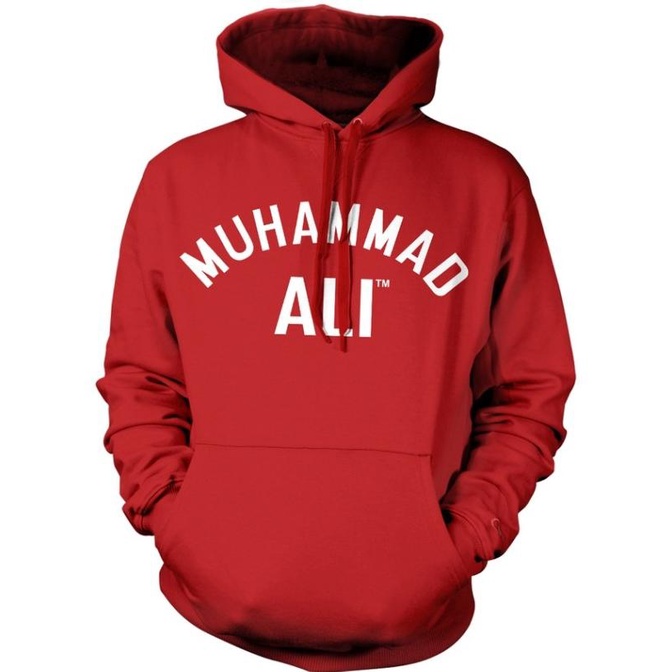 jaket hoodie sweater muhammad ali merah