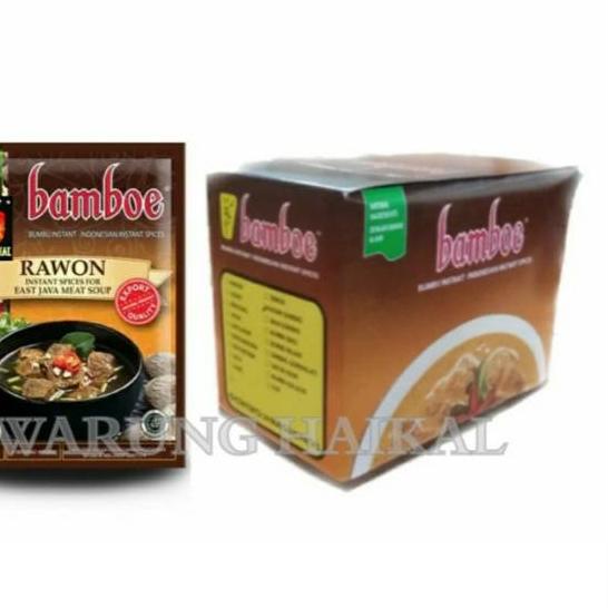 

10.10 sale 1 BOX (ISI 24pcs) BUMBU RAWON BAMBOE - RAWON BUMBU INSTAN - BELI 1BOX LEBIH MURAH DARIPADA ECERAN !!!