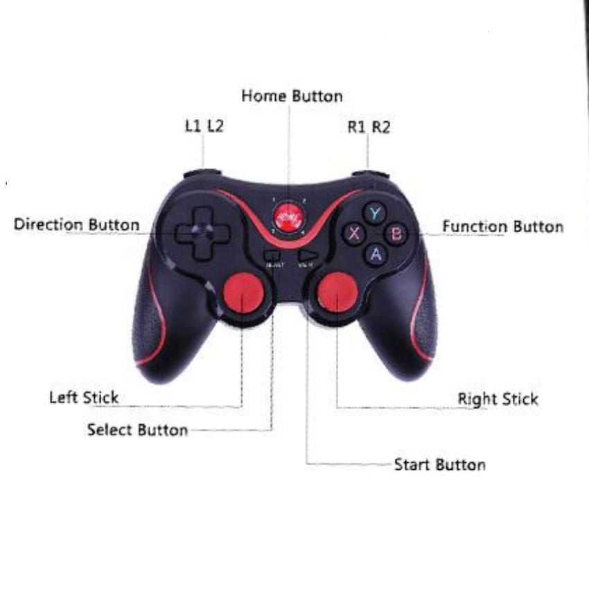 X3 Gamepad Joystick Bluetooth Plus Holder HP - X3 Wireless Controller HOPL