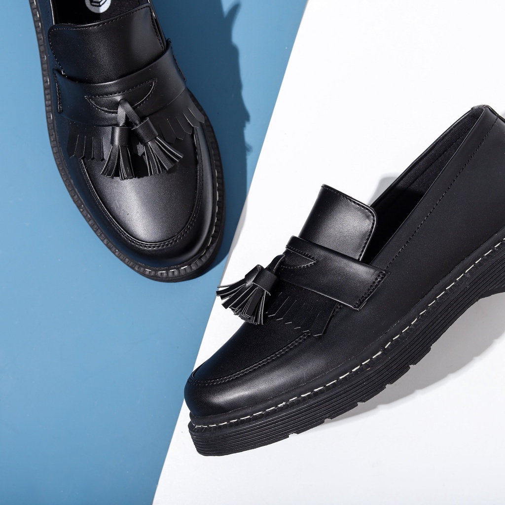 LUIZ BLACK |ManNeedMe x Lvnatica| Sepatu Loafers Pria Formal Kantor ORIGINAL