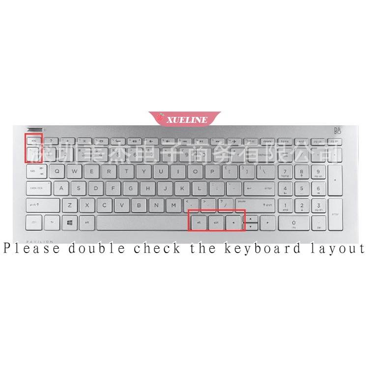 Film Pelindung keyboard laptop HP Pavilion 15-cc707TX 15s-eq1162au 15s-eq2040au 15.6 inch (ZXL)