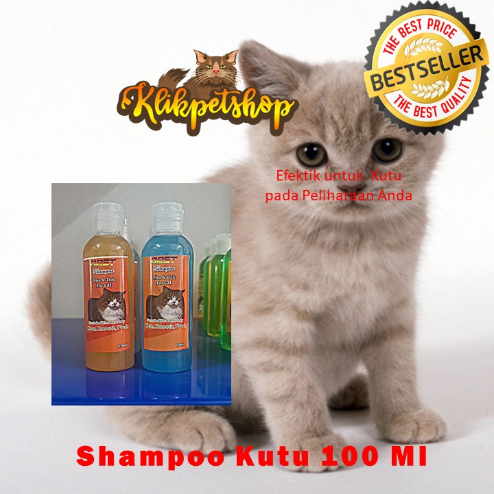 Shampoo Kutu Kucing 100 ml Best Termurah