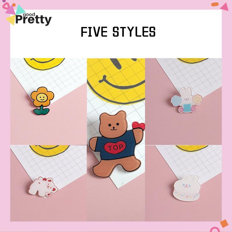 Brooch Bros Desain Kartun Lucu Gaya Korea Untuk Aksesoris Perhiasan - PD