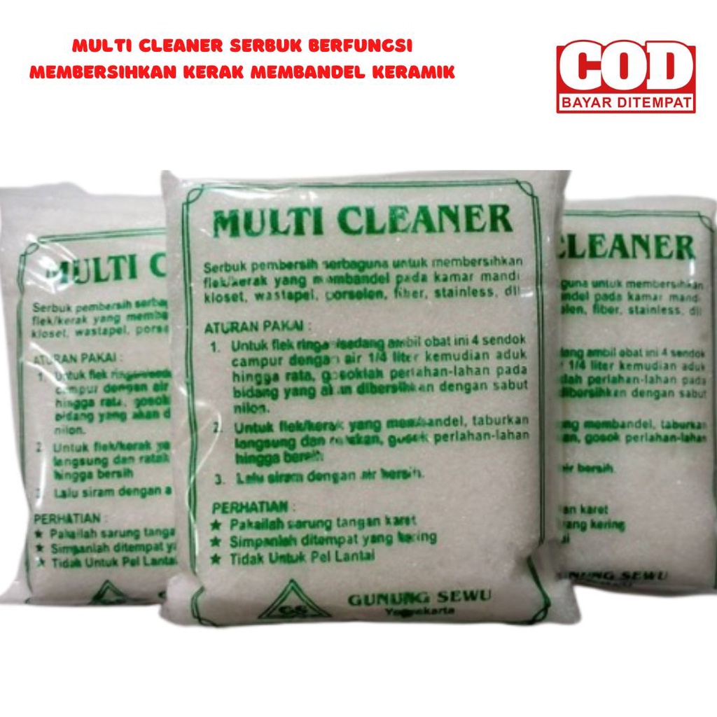 Tifaka - Multi cleaner pembersih kerak / flek keramik kamar mandi /serbuk pembersih keramik / multicleaner