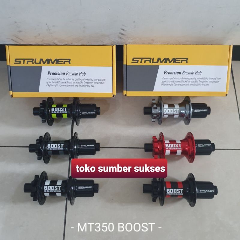 Freehub Strummer MT350 BOOST 32H 12x148 Bearing 6 pawls Free Hub belakang MT 350 BOOST