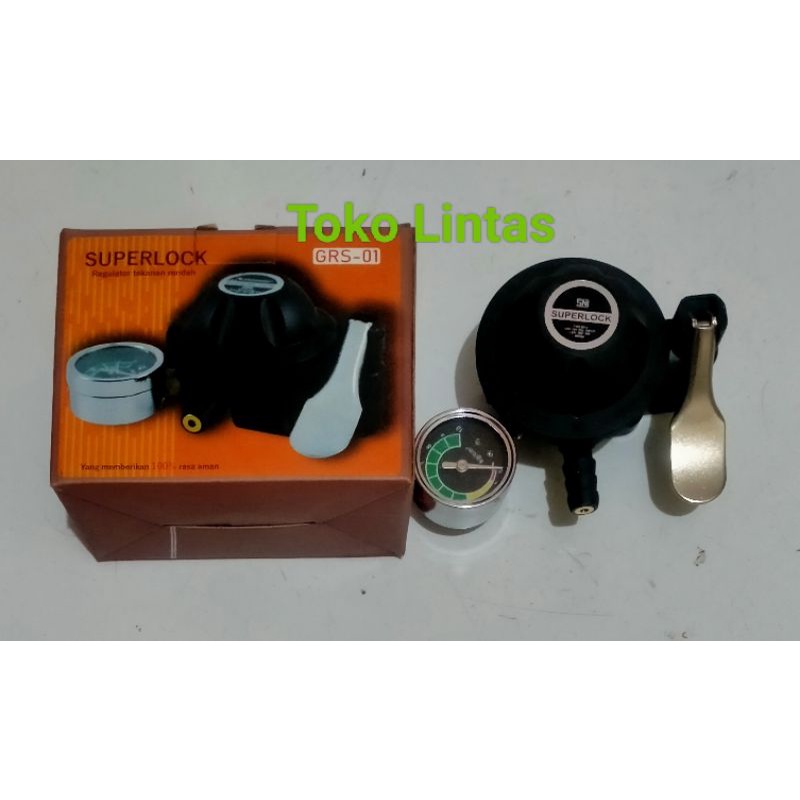 Regulator Gas LPG Gascomp Superlock GRS-01