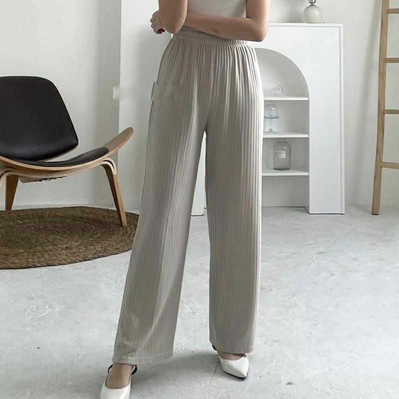 Meera Pants - Celana Kulot Knit Premium Long Cullot Pants Celana Panjang wanita Murah