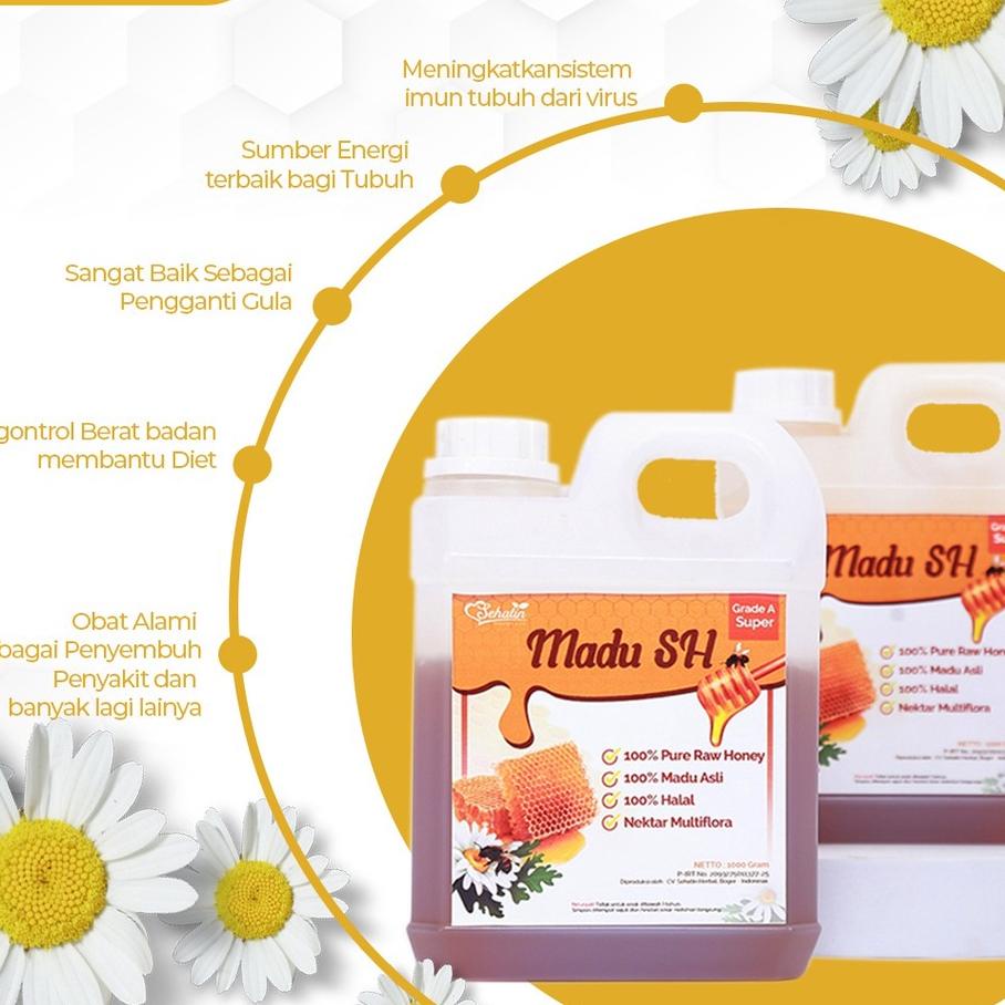 

SALE✅K4_Madu Murni Asli Multiflora Pure 100% Raw Honey New Product Sehatin Herbal Kandungan Gula Alami Lebah Ternak Lebah Bunga dan Tumbuhan|KD3