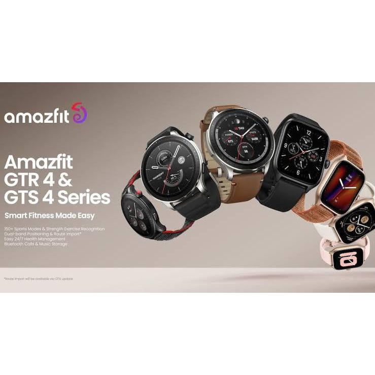 Smartwatch Amazfit GTR 4 150+ Sports Modes Bluetooth Call GPS SP02 - Garansi Resmi 1 Tahun