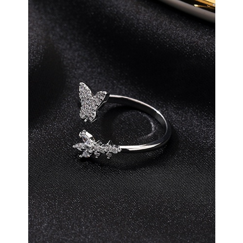 LRC Cincin Fashion Diamond Adjustable Butterfly V3555X