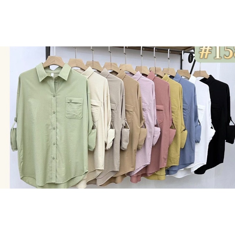 kemeja suede premium