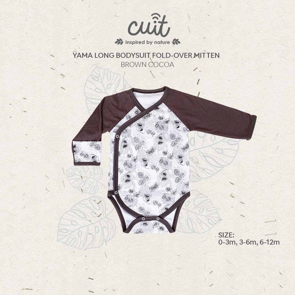 Cuit Kimmy Yama Bodysuit Longsleeve Mitten ( CT-YBLM0-12M )