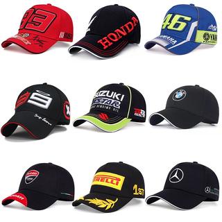 Topi baseball Desain Bordir F1 Suzuki Benz 93 Pirelli Ducati Racing adjustable Untuk Pria