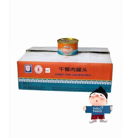 

CODE0g0Fu--Ma Ling Canned Pork Luncheon Meat- Daging Babi Kaleng 397g