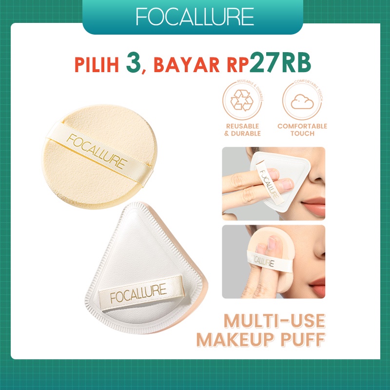 FOCALLURE Powder Puff Makeup Sponges Puff Soft Applicators Beauty Tools FAT03