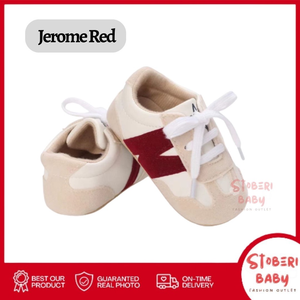 PUNCAK 3.3 stoberi baby - PREWALKER Sepatu Anak Bayi Baby Shoes Sandal Casual Socks Anti Slip Bahan Import / JEROME