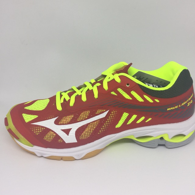 Kicosport Sepatu voli mizuno wave lightning Z4 mars red white yellow original new V1GA18001
